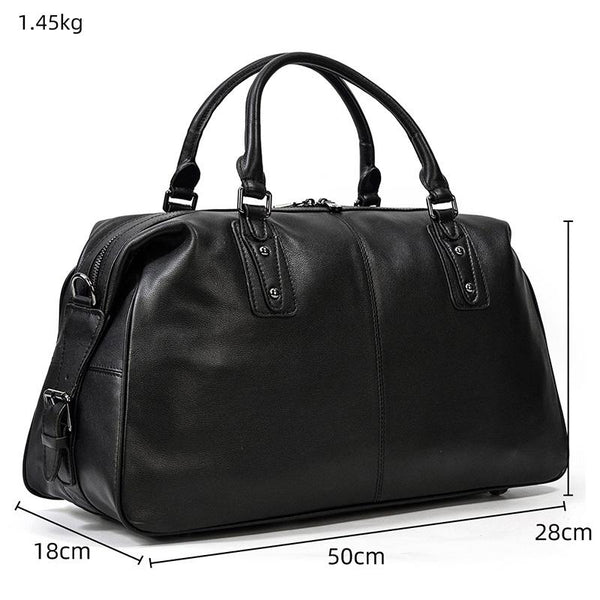 Black Leather Holdall |