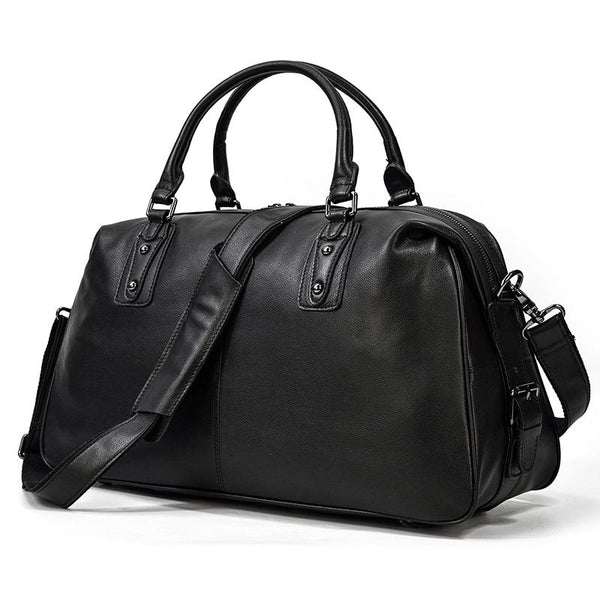 Black Leather Holdall |