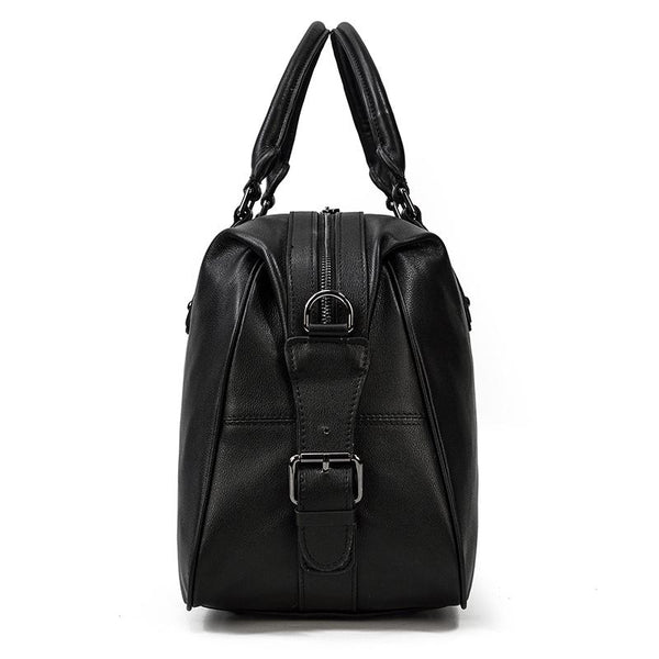 Black Leather Holdall |