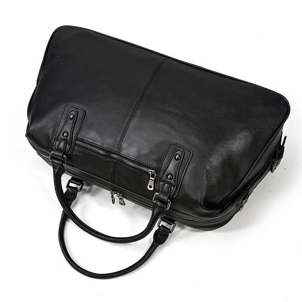 Black Leather Holdall |