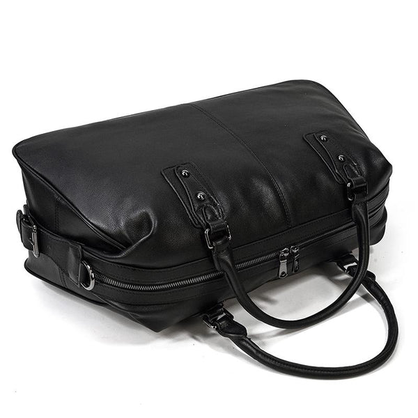 Black Leather Holdall |