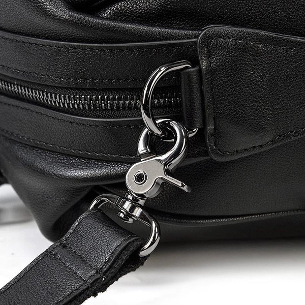 Black Leather Holdall |