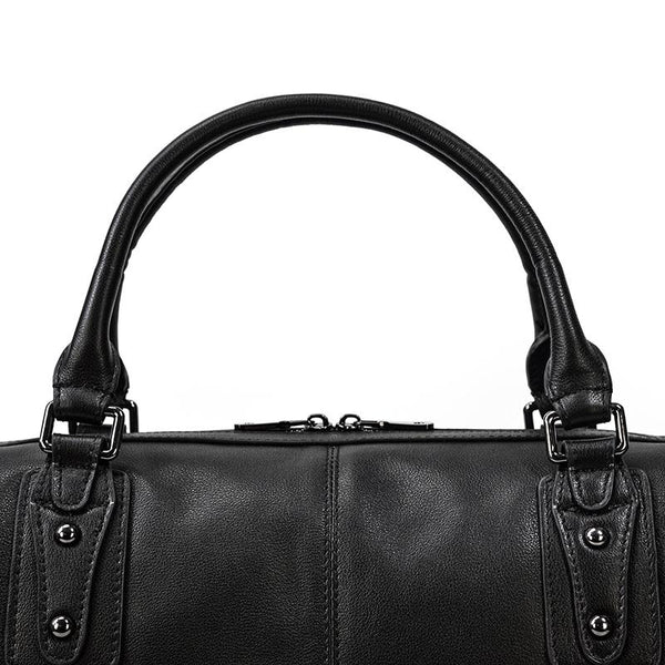 Black Leather Holdall |