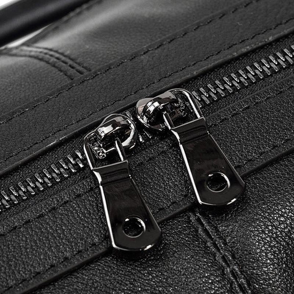 Black Leather Holdall |