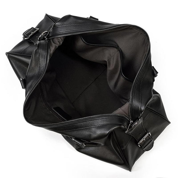 Black Leather Holdall |