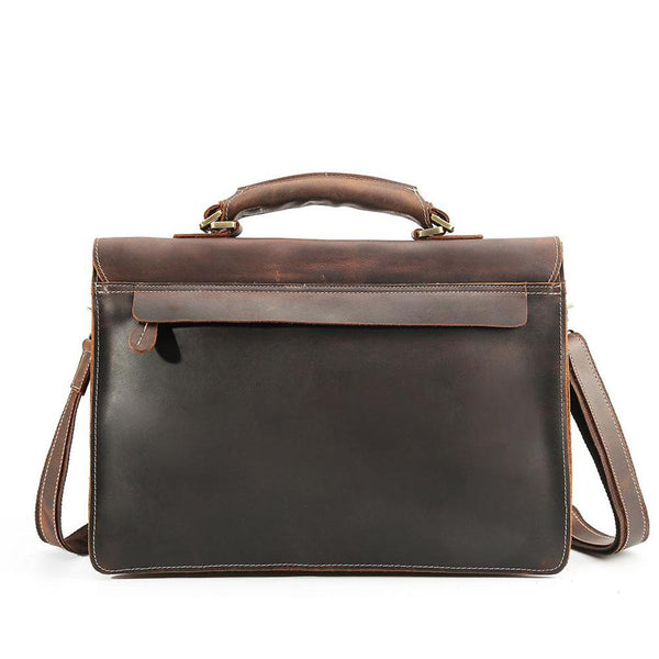 Brown Leather Shoulder Bag |