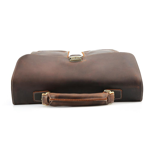 Brown Leather Shoulder Bag |