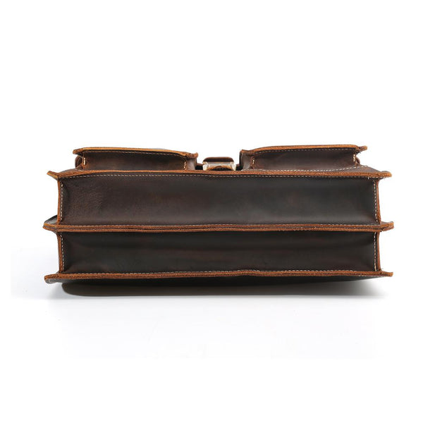 Brown Leather Shoulder Bag |