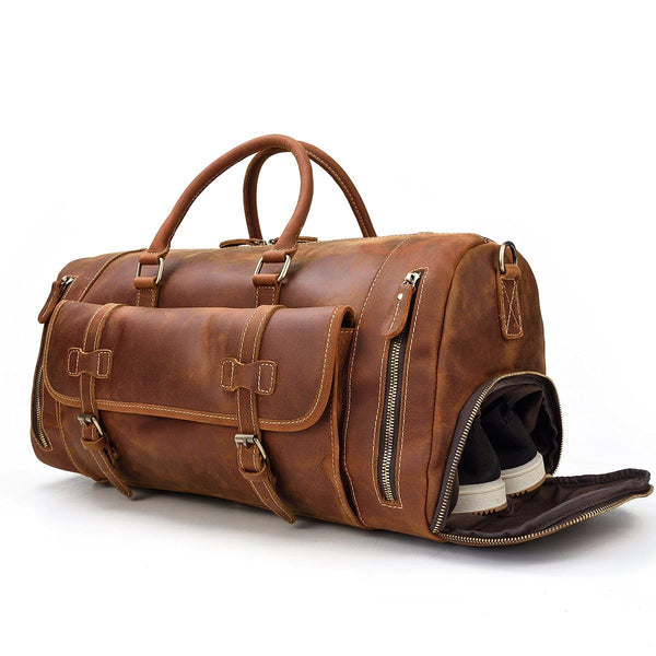 Men's Leather Weekend Bag |