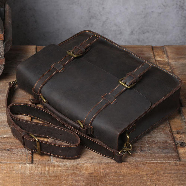 Leather Courier Bag |