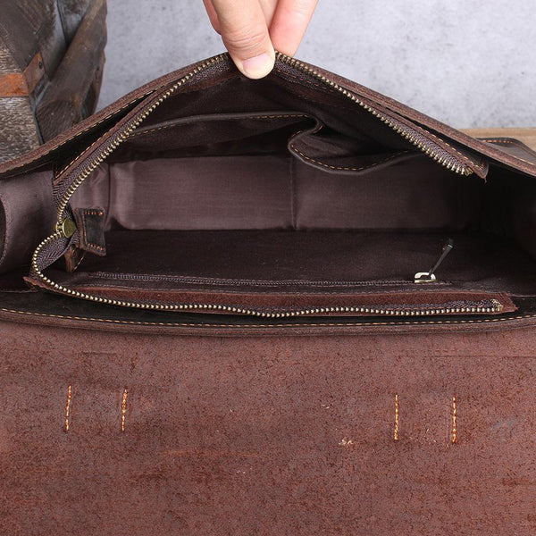 Leather Courier Bag |