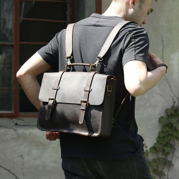 Leather Courier Bag |