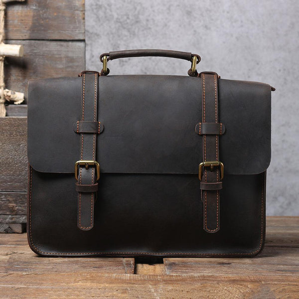 Leather Courier Bag |