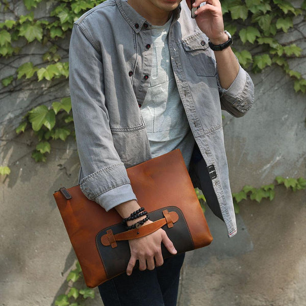 Leather Laptop Pouch |