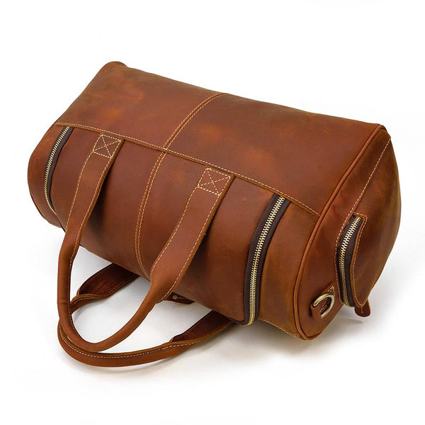 Mens Leather Holdall |