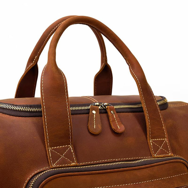 Mens Leather Holdall |