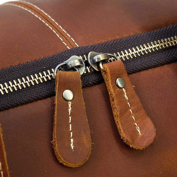 Mens Leather Holdall |