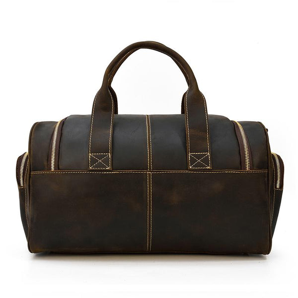 Mens Leather Holdall |