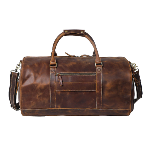 Mens Leather Travel Bag |