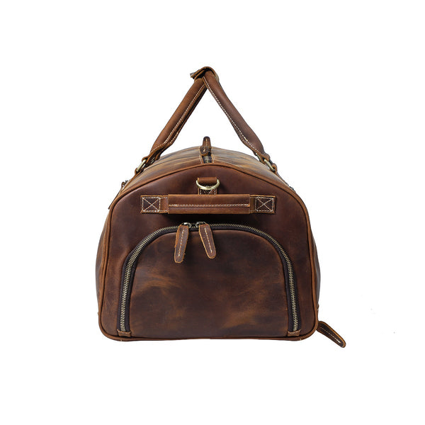 Mens Leather Travel Bag |