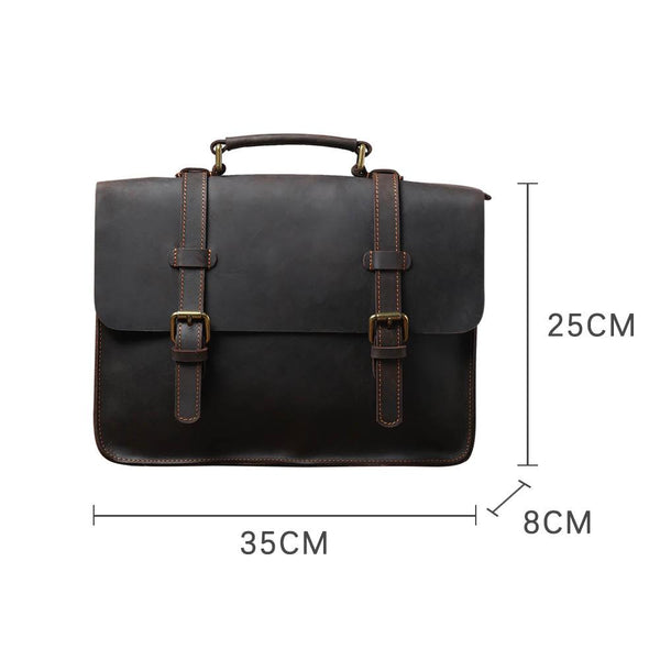 Leather Courier Bag |