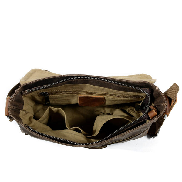 Small Canvas Messenger Bag |