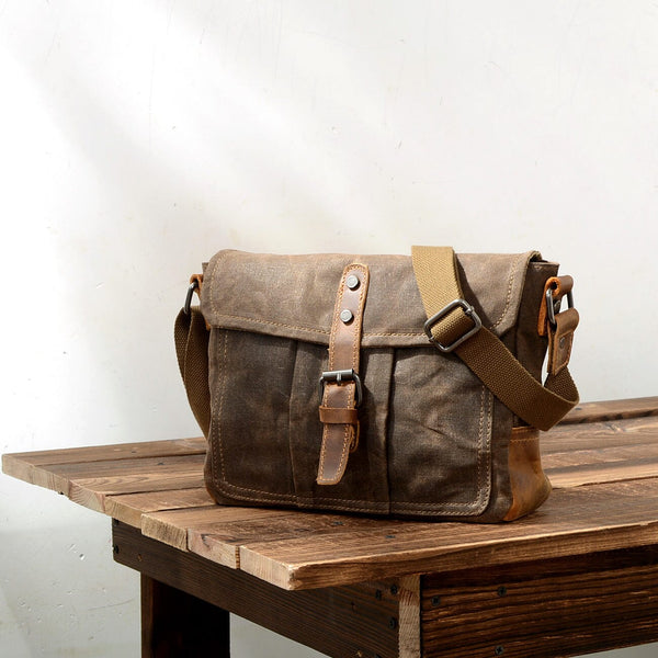 Small Canvas Messenger Bag |