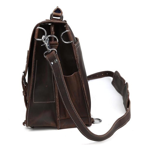 Tan Leather Shoulder Bag |