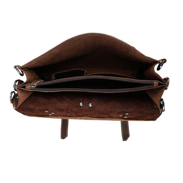 Tan Leather Shoulder Bag |