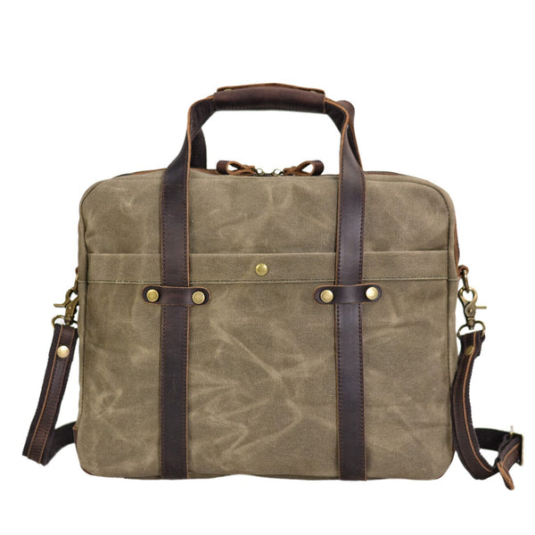 Waxed Canvas Briefcase |