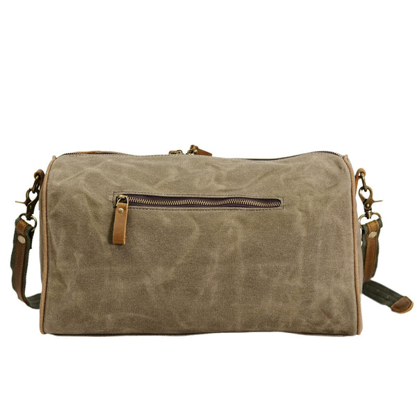 Waxed Canvas & Leather Sling Bag |