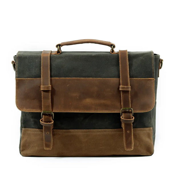 Waxed Canvas Messenger Bag |