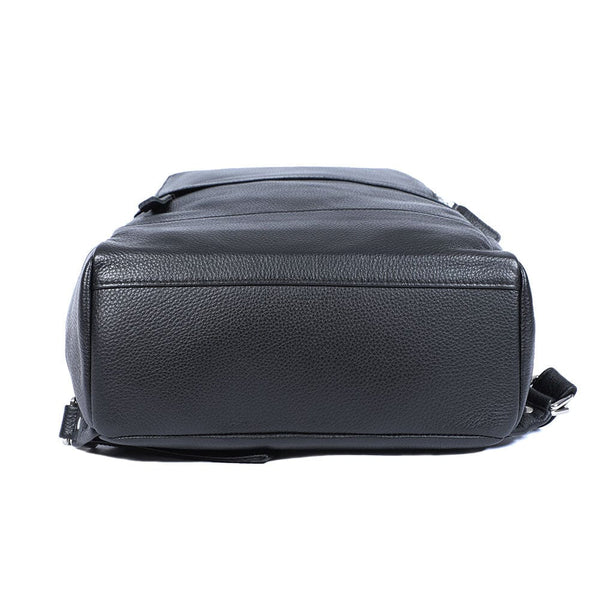 Black Leather Bookbag | 