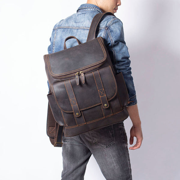 Leather Work Backpack |