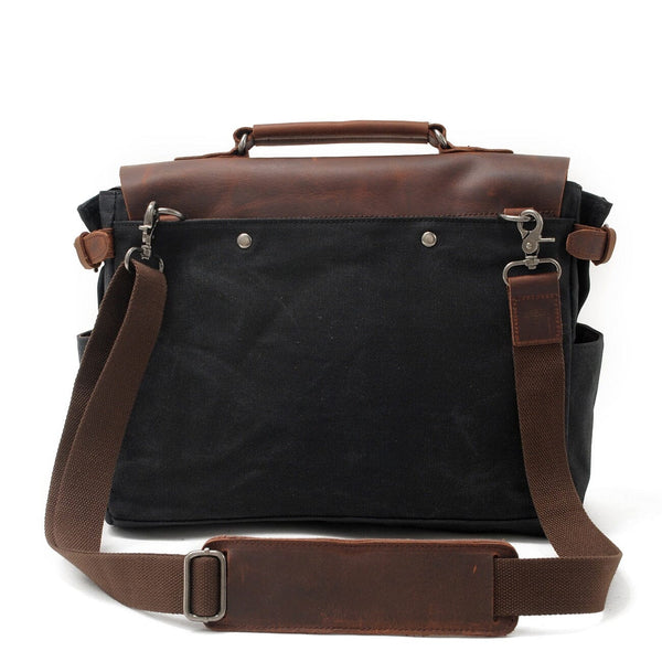 Canvas Crossbody Messenger Bag |