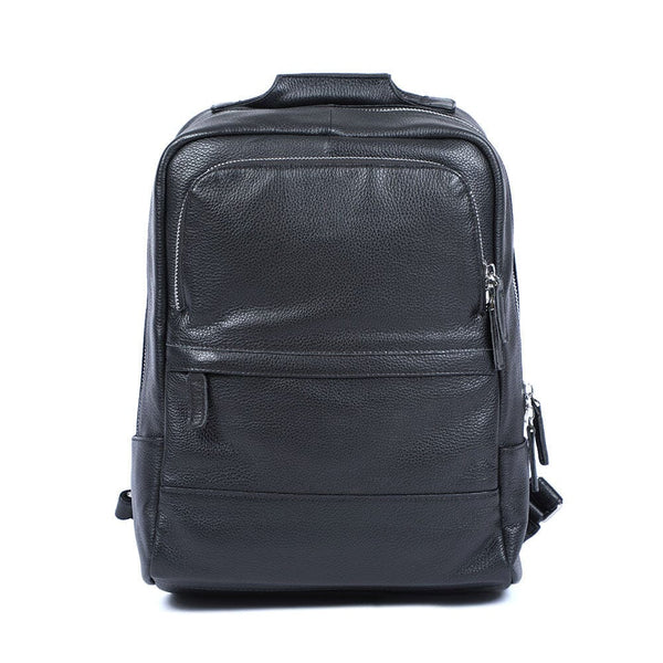 Black Leather Bookbag | 