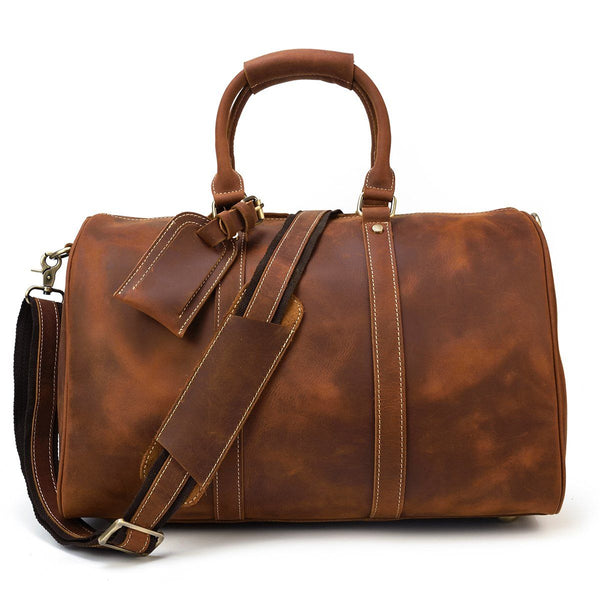 Leather Duffle Bag |