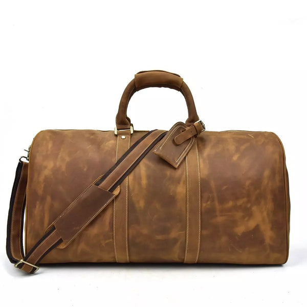 Brown Leather Holdall |