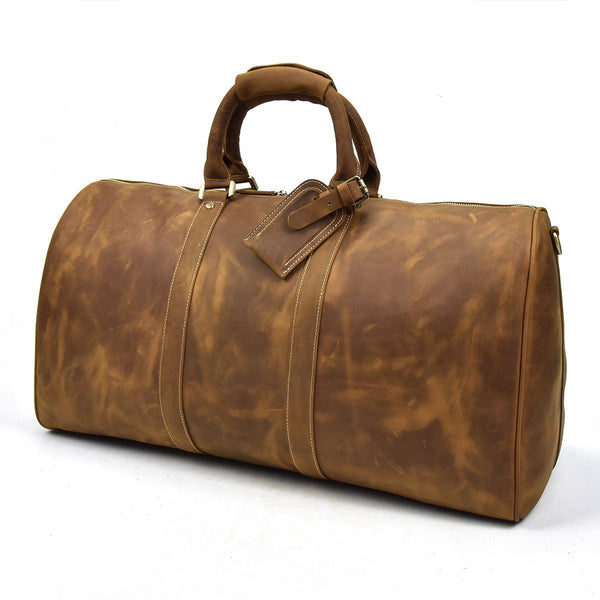 Brown Leather Holdall |