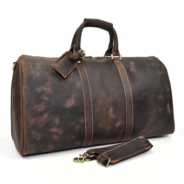 Brown Leather Holdall |