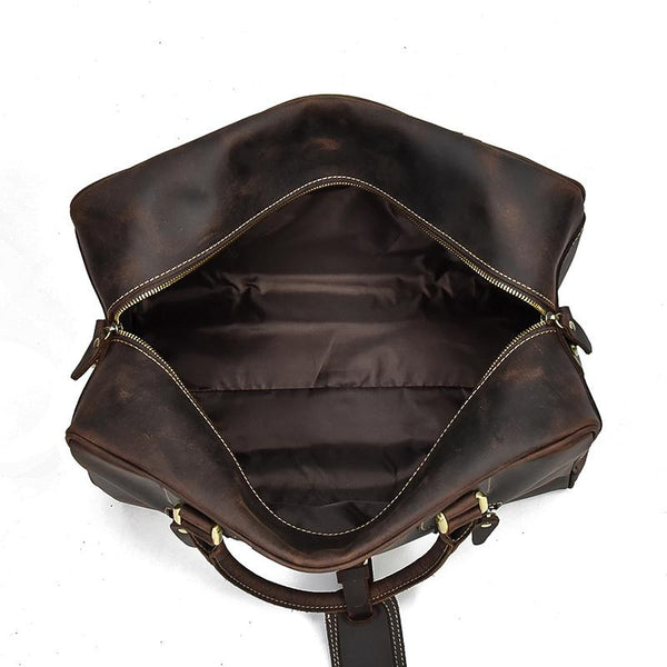 Leather Overnight Bag |