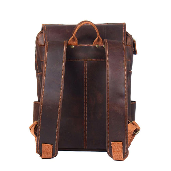 Brown Leather Rucksack |