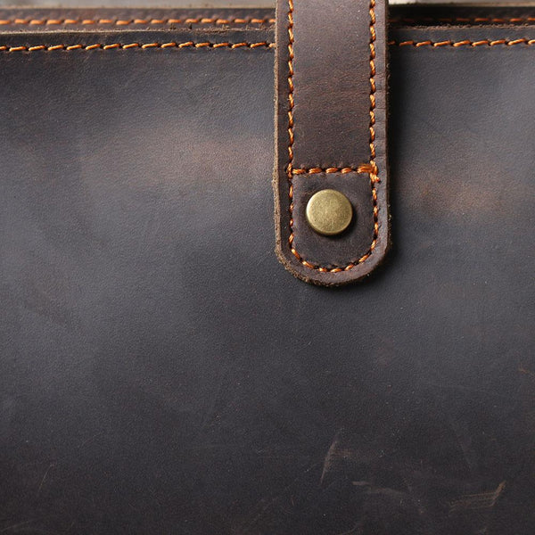 Brown Leather Tote Bag |