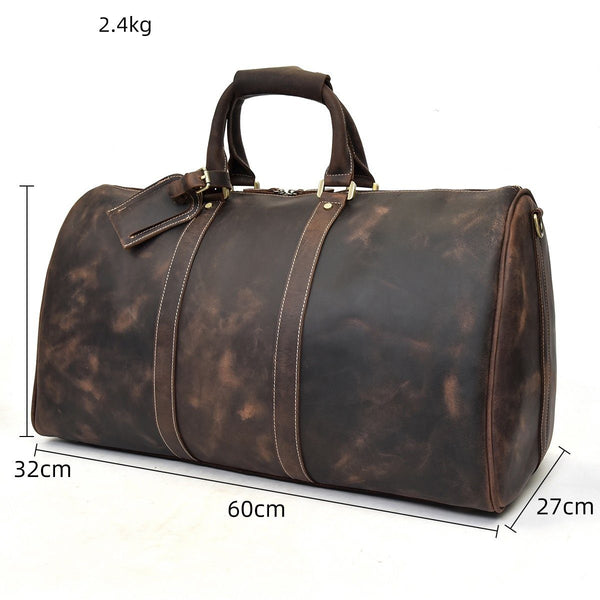 Brown Leather Holdall |