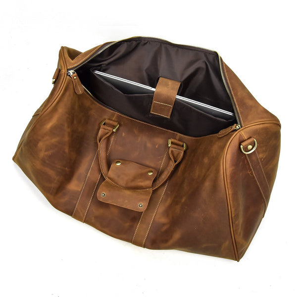 Brown Leather Holdall |