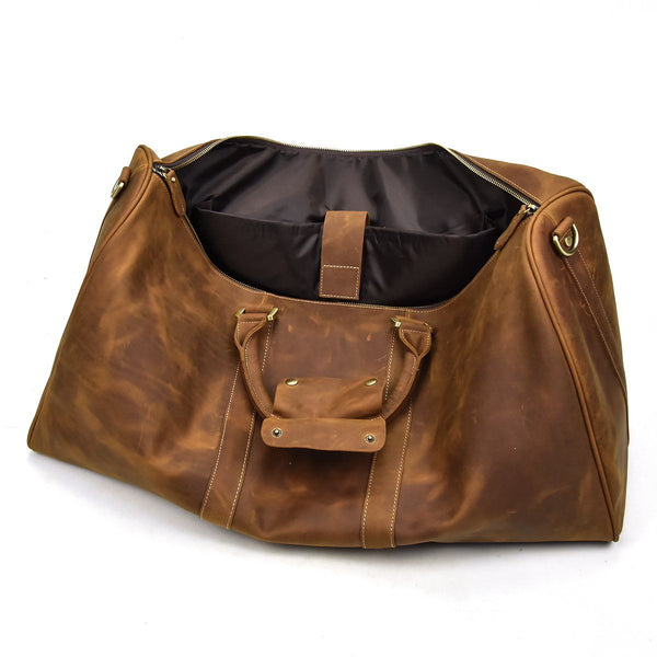 Brown Leather Holdall |