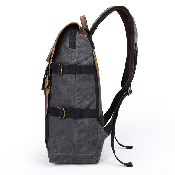 Canvas and Leather Camera Backpack |