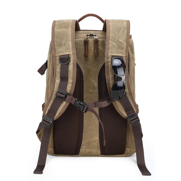 Waxed Canvas Camera Backpack |