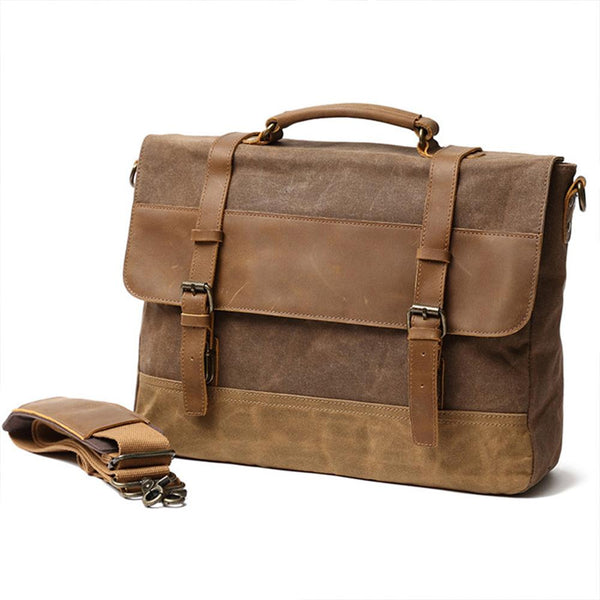 Waxed Canvas Messenger Bag |