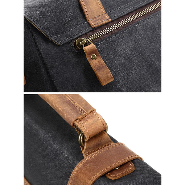 Waxed Canvas Messenger Bag |